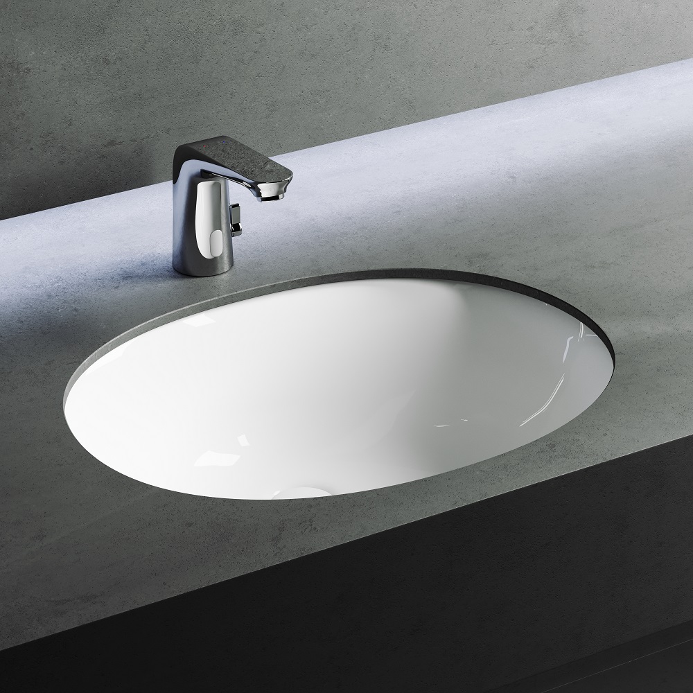 Раковина встраиваемая Ceramica Nova Element CN6043 56x43.5 (белый), без донного клапана