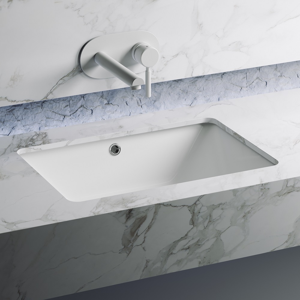 Раковина встраиваемая Ceramica Nova Element CN6045 55x40 (белый), без донного клапана