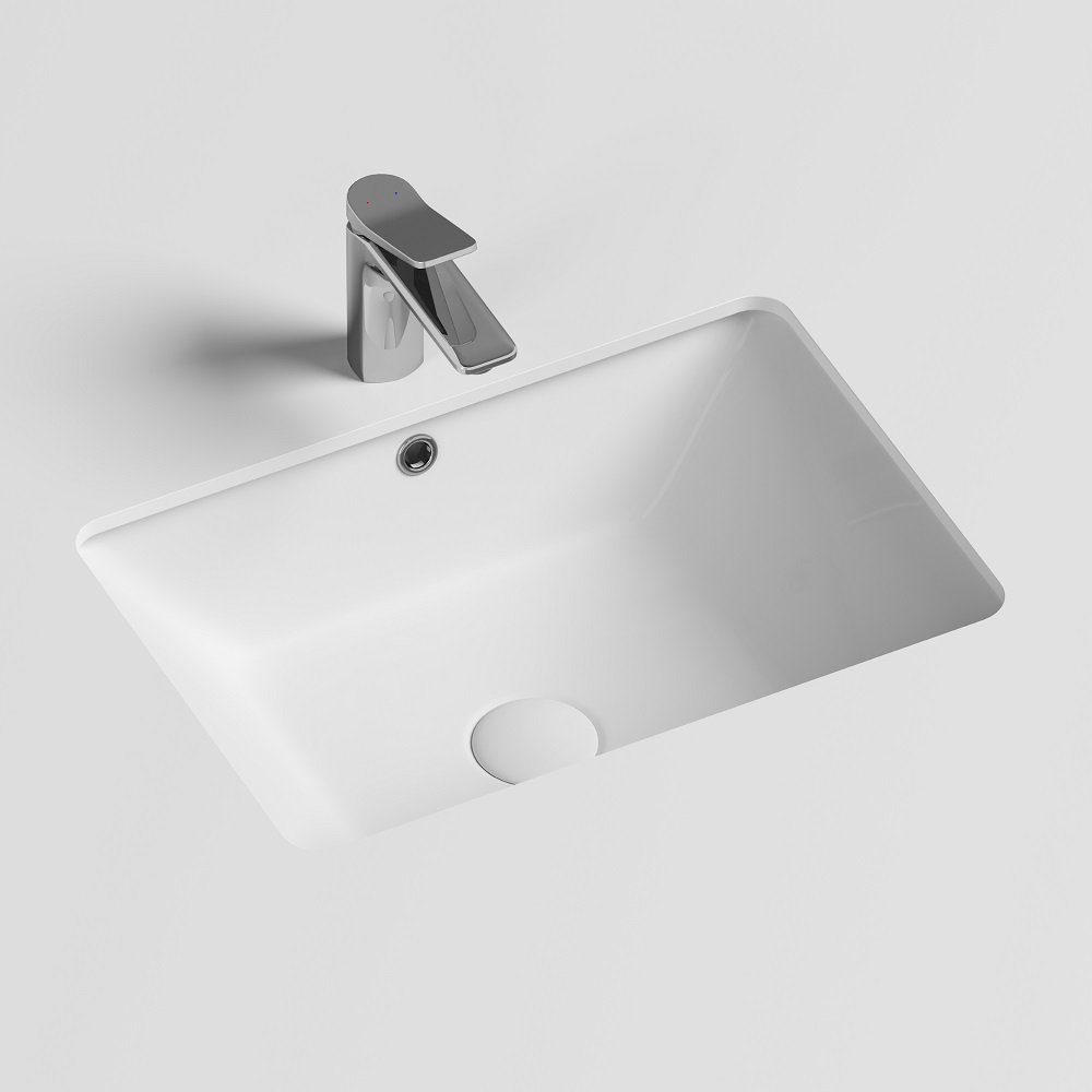 Раковина встраиваемая Ceramica Nova Element CN6045 55x40 (белый), без донного клапана