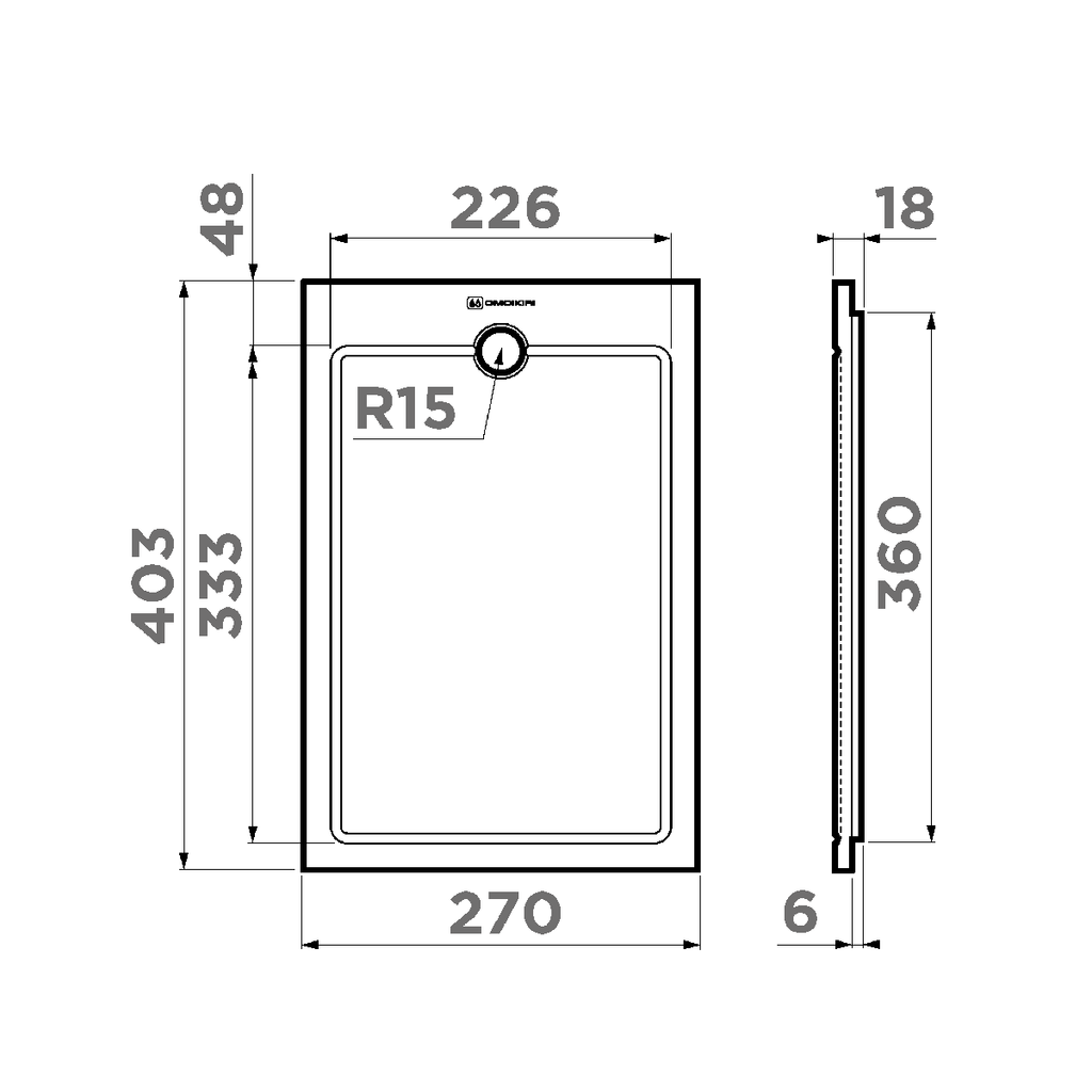 Разделочная доска Omoikiri CB-03-WOOD-S 4999008