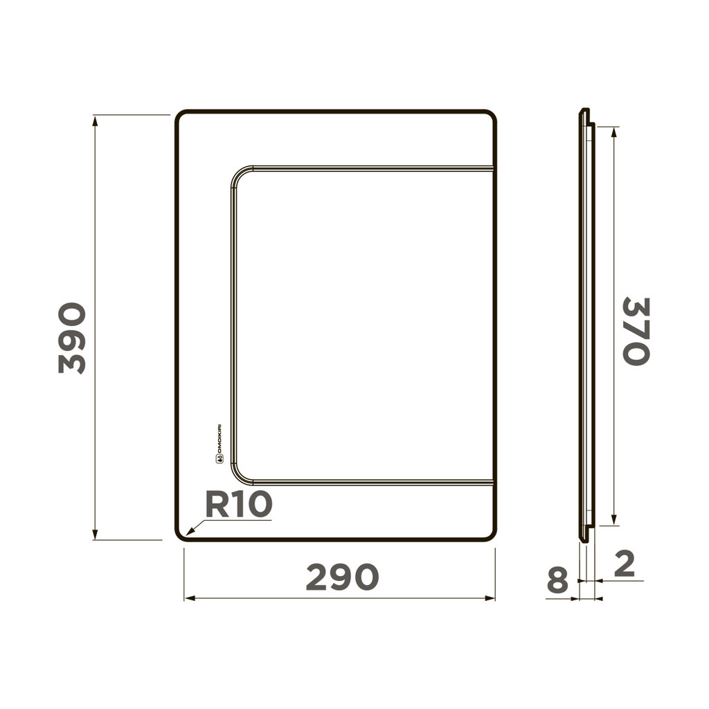 Разделочная доска Omoikiri CB-BASIC-370-GB 4999099