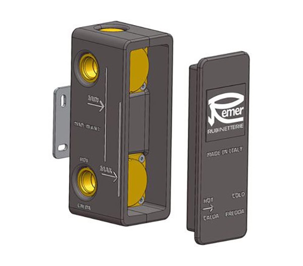 Скрытая часть для смесителя RRBOX92, на 2 потока