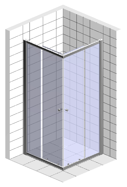 Душевой уголок BelBagno Sela SELA-A-2-95-P-Cr 95x95