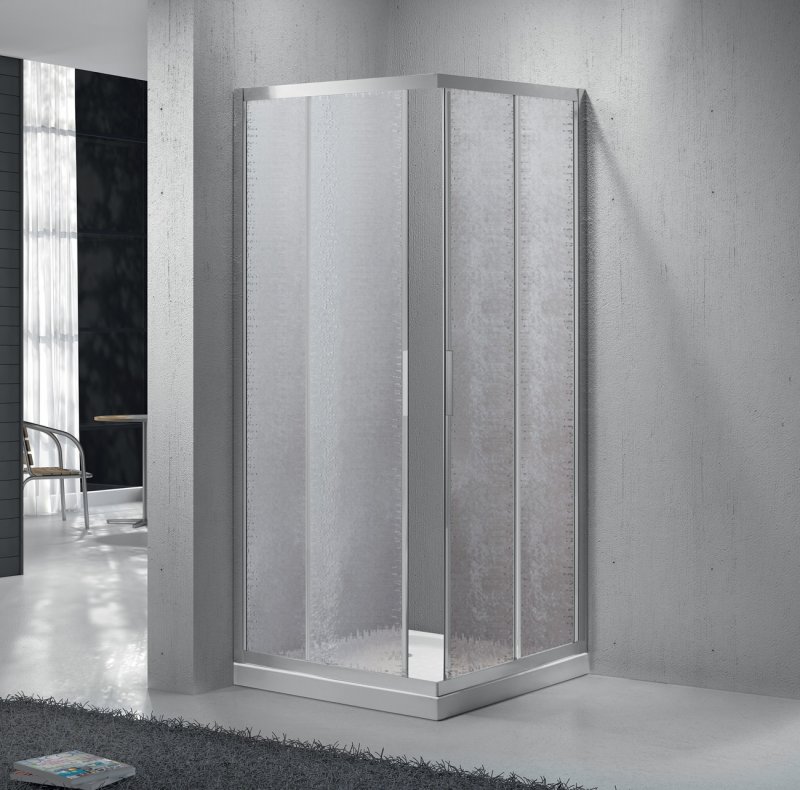 Душевой уголок BelBagno Sela SELA-A-2-95-Ch-Cr 95x95