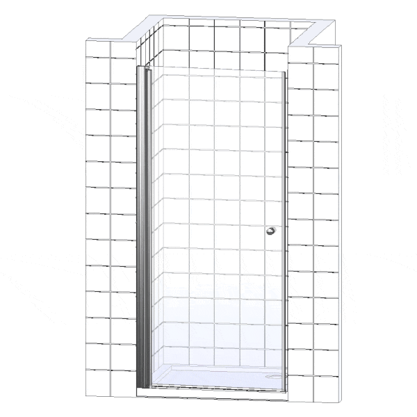 Душевая дверь в нишу BelBagno Sela SELA-B-1-80-P-Cr 80x190