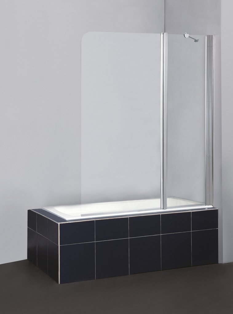 Шторка на ванну BelBagno Sela SELA-V-11-120/140-P-Cr-L 120x140