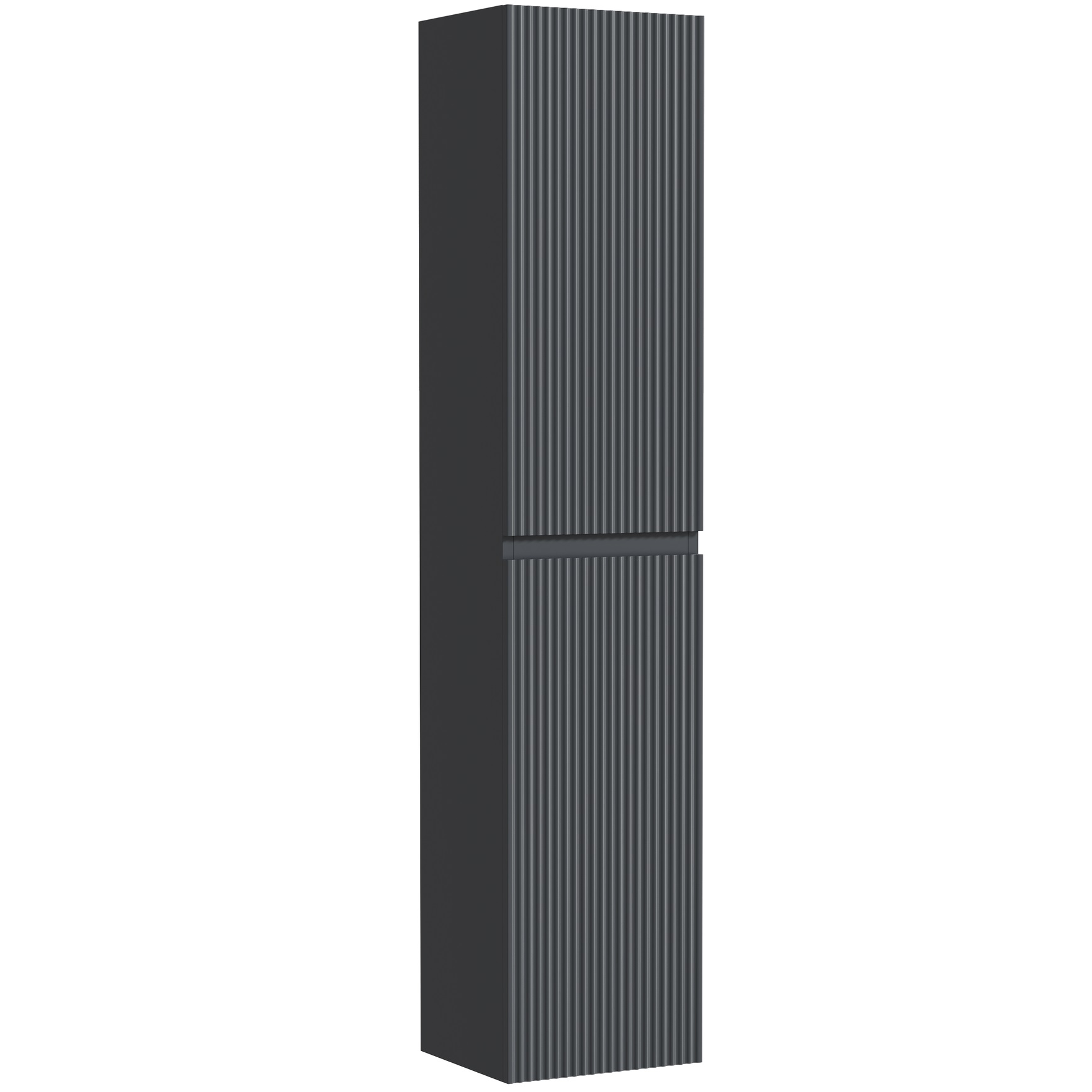 Шкаф-пенал Sancos Сноб Р (Snob R) PSNR35MDH 165х35х35 (темный матовый антрацит)