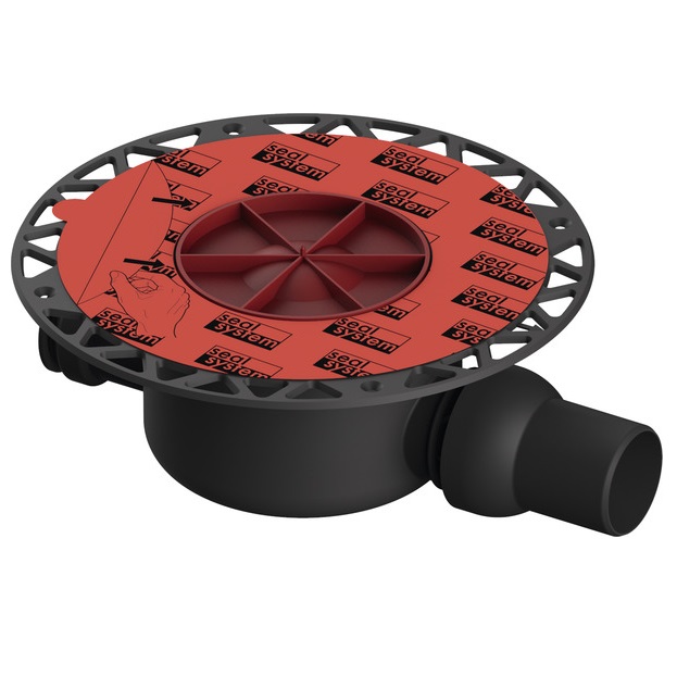 Сифон горизонтальный с универсальным фланцем Seal System Tece TECEdrainpoint S DN50 3601500