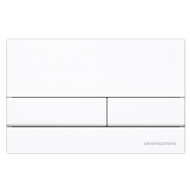 Система инсталляции для унитазов Ceramica Nova Envision CN1002W с кнопкой смыва Flat (белый) и креплениями