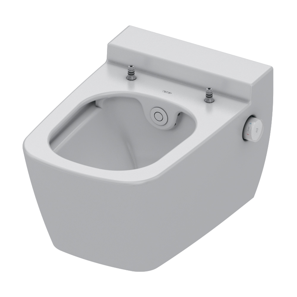 Комплект TECEbase 2.0 с панелью смыва ТЕСЕnow и унитазом c функцией биде TECEone K440407.WC2 (черный матовый)