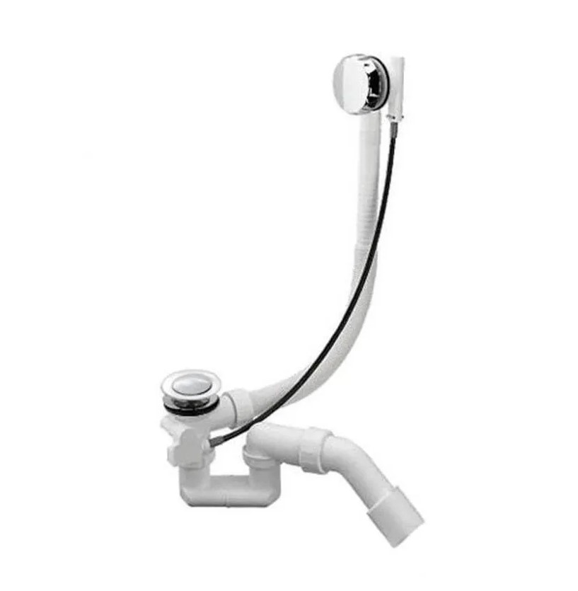 Слив-перелив Aquatek Wirquin ST-0000010 70 см (хром), для ванны