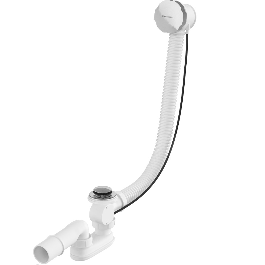 Слив-перелив для ванны автомат Whitecross SPWC60NIB 60 см (никель брашированный)