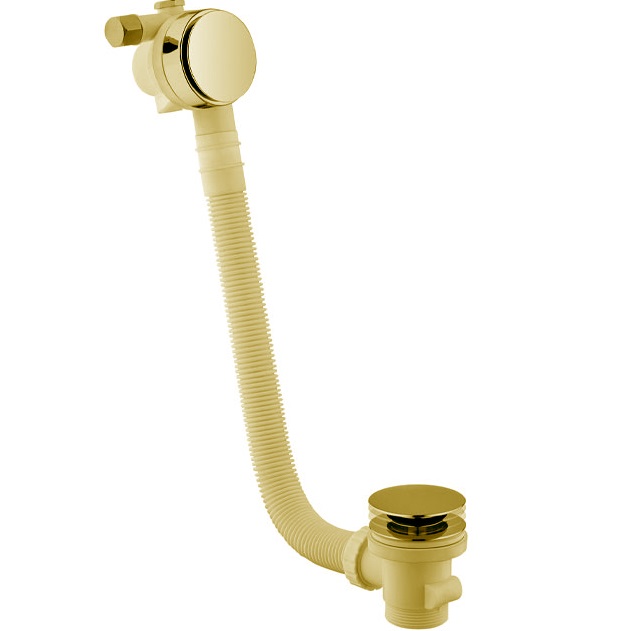 Слив-перелив для ванны Fima Carlo Frattini Complementi Bagno F2003EROR (золотой), с донным клапаном
