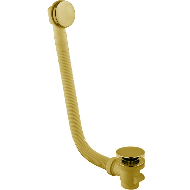 Слив-перелив для ванны Fima Carlo Frattini Complementi Bagno F2003OR (золотой), с донным клапаном