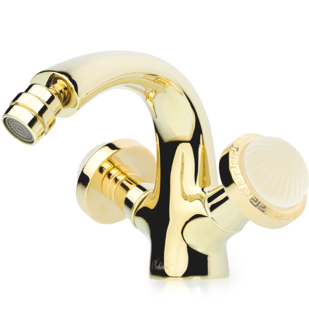 Смеситель для биде Boheme Tradizionale Oro Satine 296-ST (золотой)