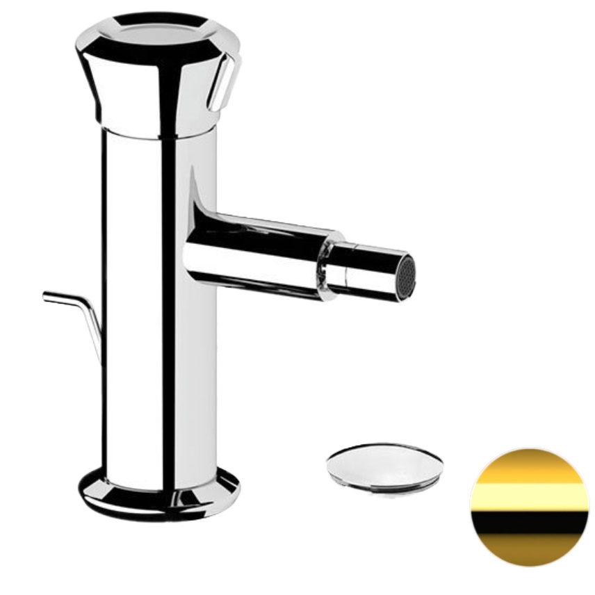 Смеситель для биде Remer Element ET20DO (золотой), с донным клапаном