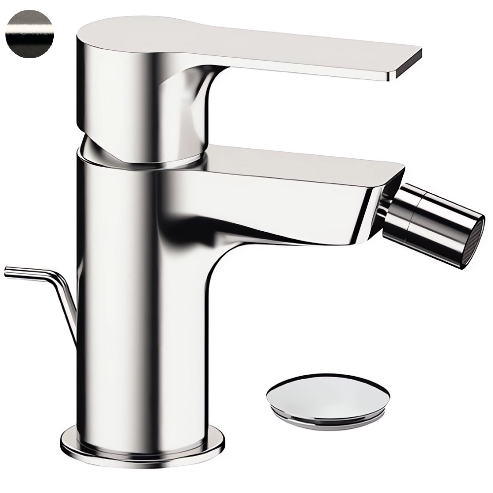Смеситель для биде Remer Energy Brushed Nickel EY20NP (никель брашированный глянцевый),с донным клапаном