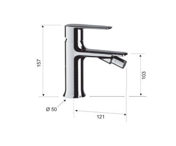 Смеситель для биде Remer Vanity V21 (хром)