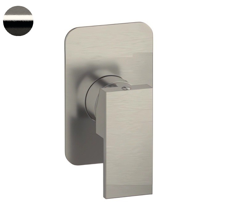 Смеситель для душа Remer Absolute Brushed Nickel AU30NP (никель брашированный глянц.), скрытая часть в комплекте