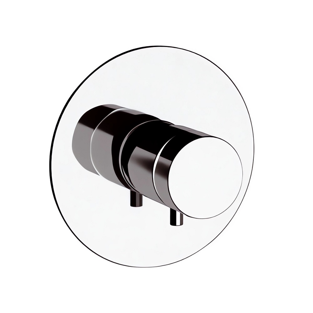 Смеситель для душа Remer Minimal Thermo NT30 (хром), 1 поток, с термостатом, скрытая часть в комплекте