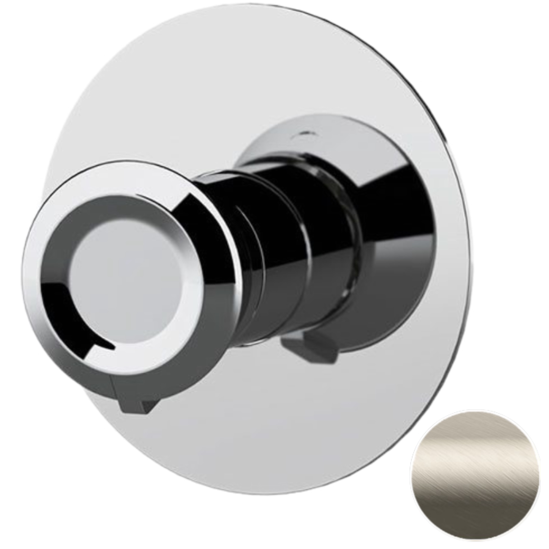 Смеситель для душа скрытого монтажа Remer Element ET30LXV (сталь)