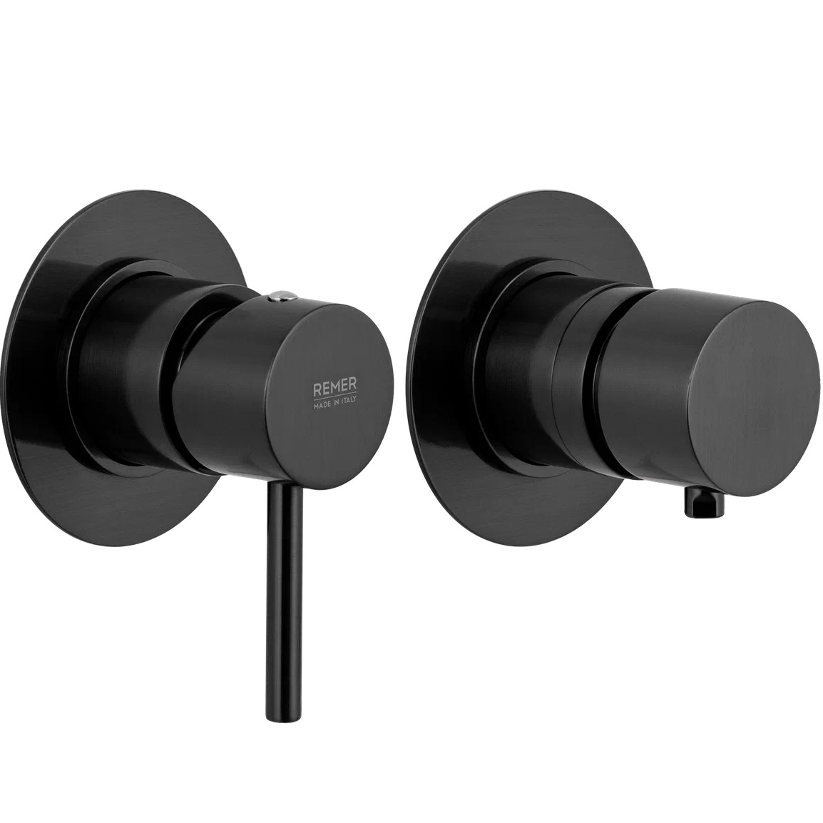 Смеситель для душа скрытого монтажа Remer X Style X96D3CFP (черный брашированный хром)