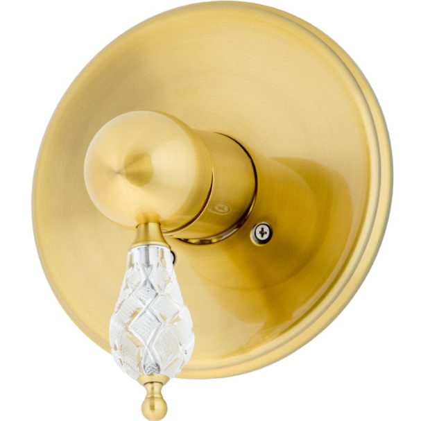 Смеситель для душа встраиваемый Boheme Medici Ripresa Crystal 305-CRST (бронза матовая)