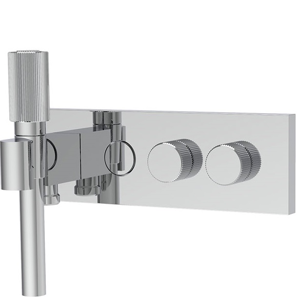 Смеситель для душа встраиваемый Fima Carlo Frattini Switch F5979X2CR (хром), с ручным душем