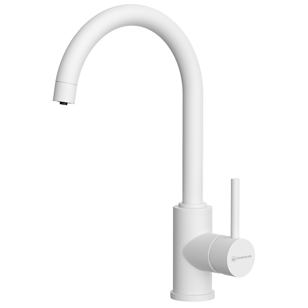 Смеситель для кухни Omoikiri Shinagawa 2 Plus-WH 4994404 (белый)