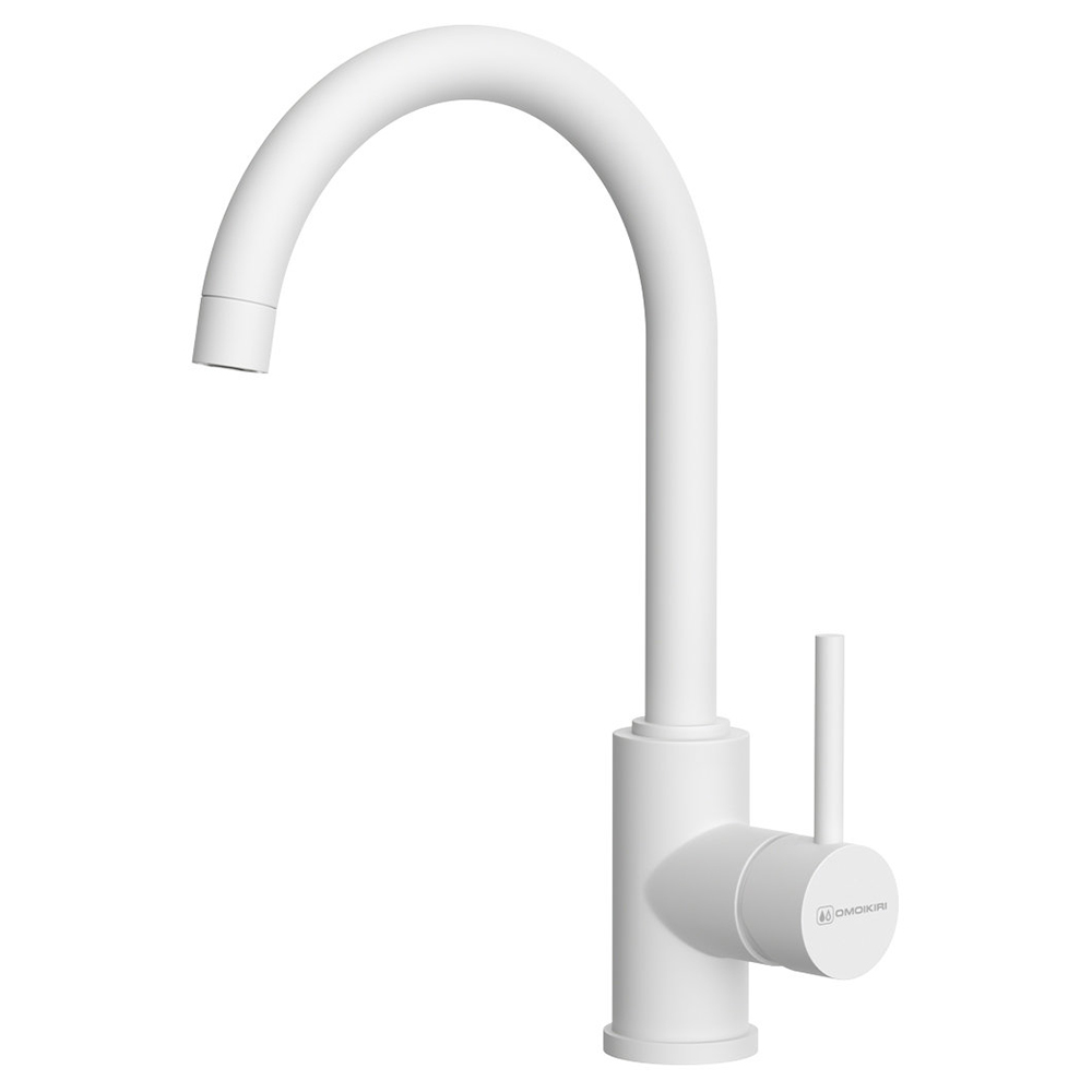 Смеситель для кухни Omoikiri Shinagawa-P-WH 4974108 (белый)