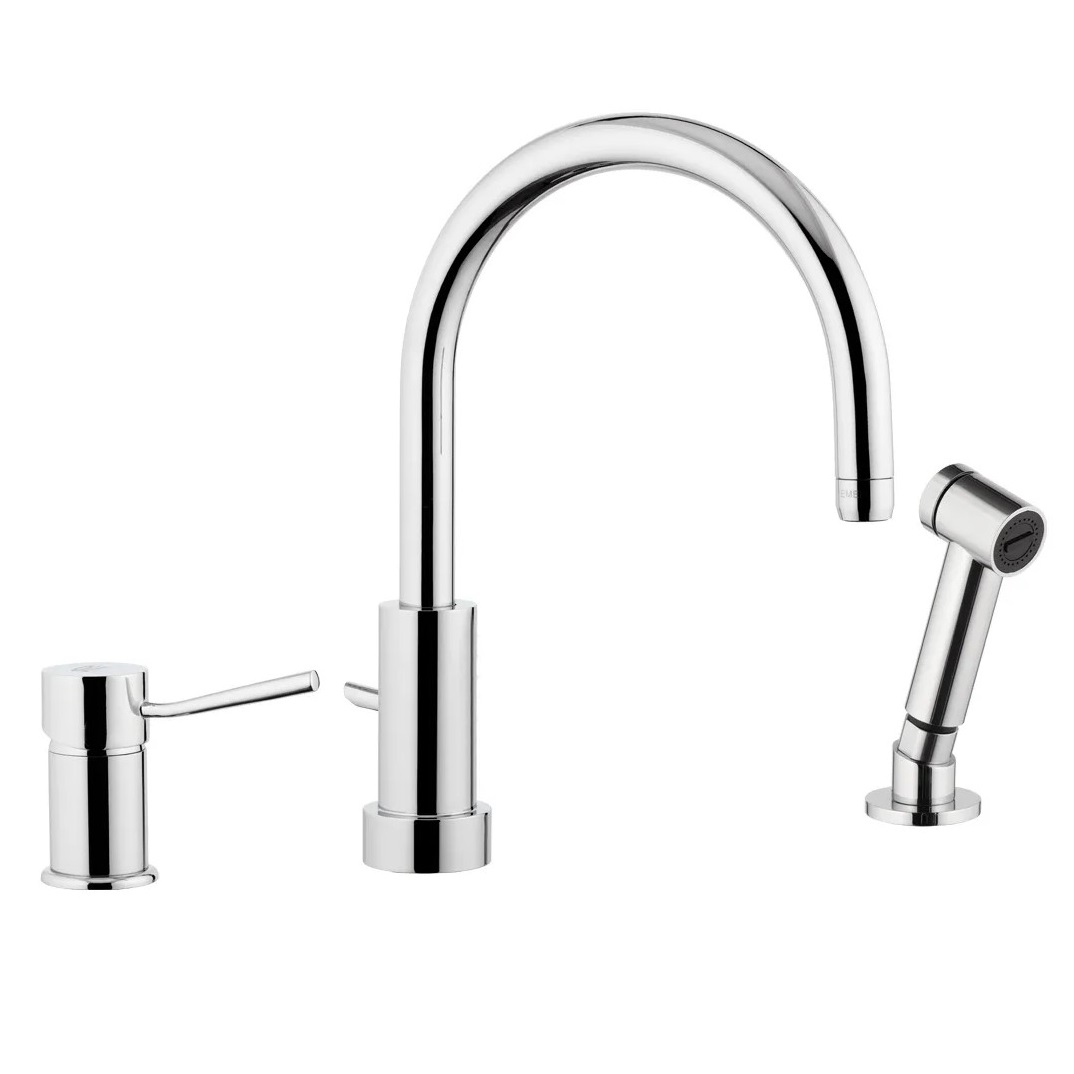 Смеситель для кухни Remer Minimal N48332EU (хром), с вытяжным изливом