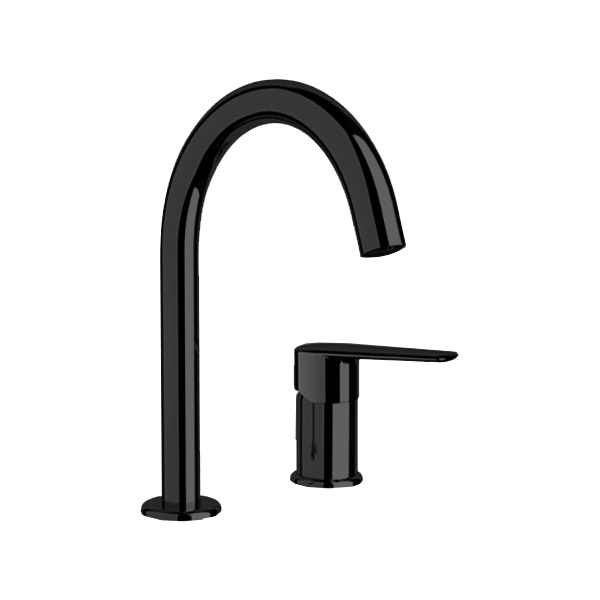 Смеситель для кухни Remer Vanity Brushed Black Chrome V57CFP (черный хром шлифованный)