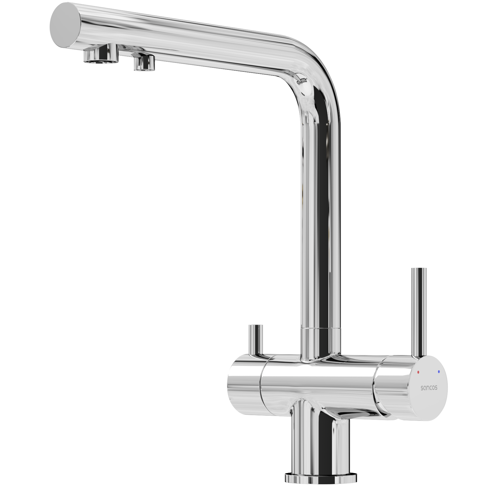 Смеситель для кухни Sancos Фостер (Foster) SC4014CH (хром), с подключением к фильтру