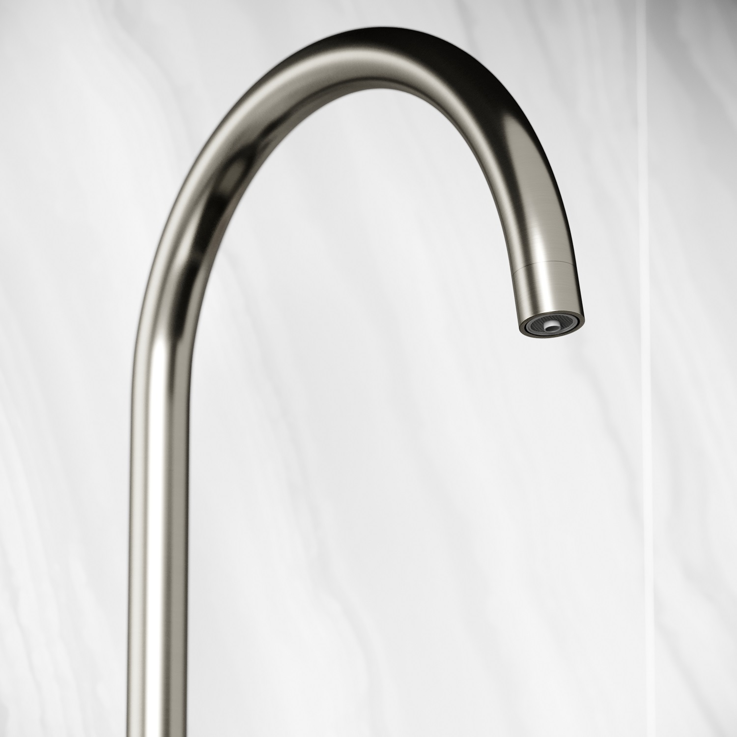 Смеситель для кухни Sancos Тапер (Taper) SC4012GG (вороненая сталь), с подключением к фильтру