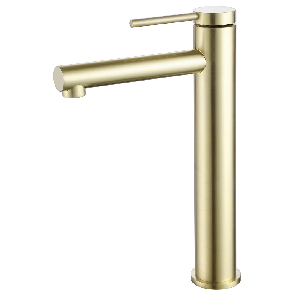 Смеситель для раковины Abber Emotion AF8811G (золотой матовый), без донного клапана