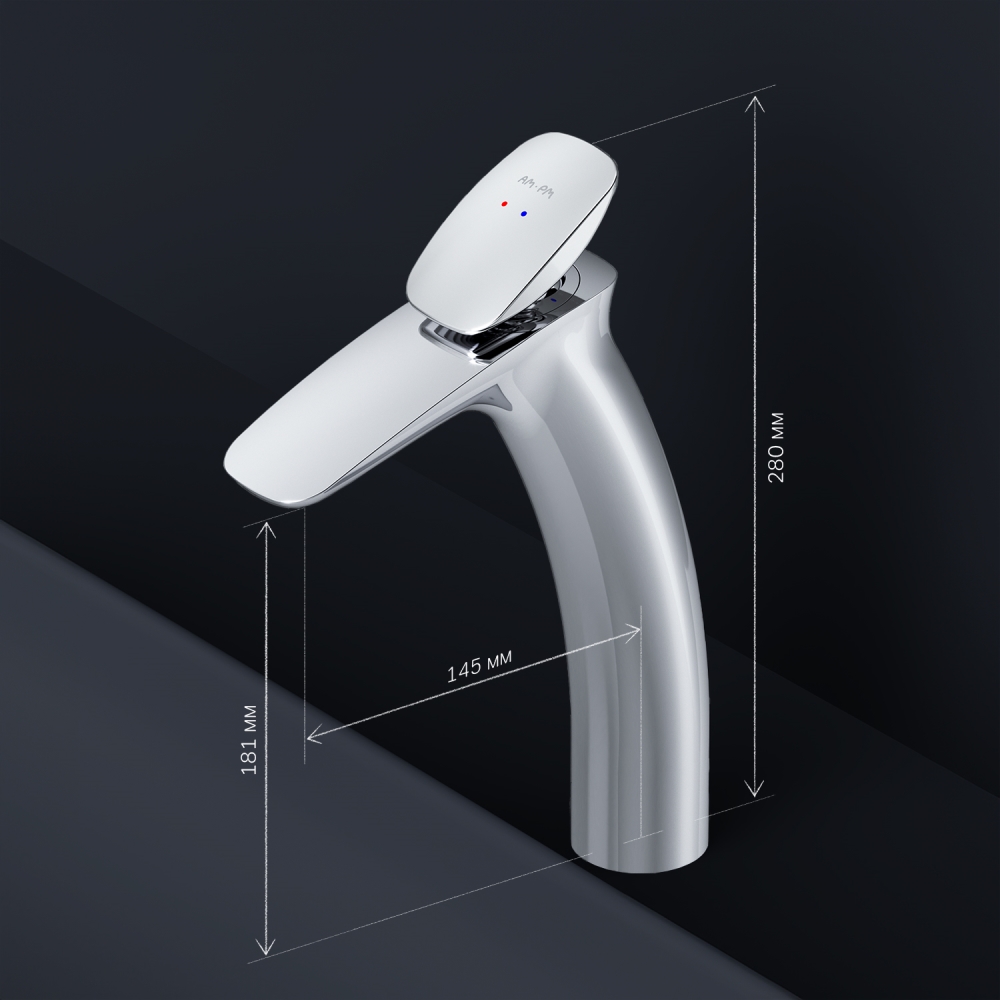Смеситель для раковины AM.PM Spirit V2.0 F70A92000
