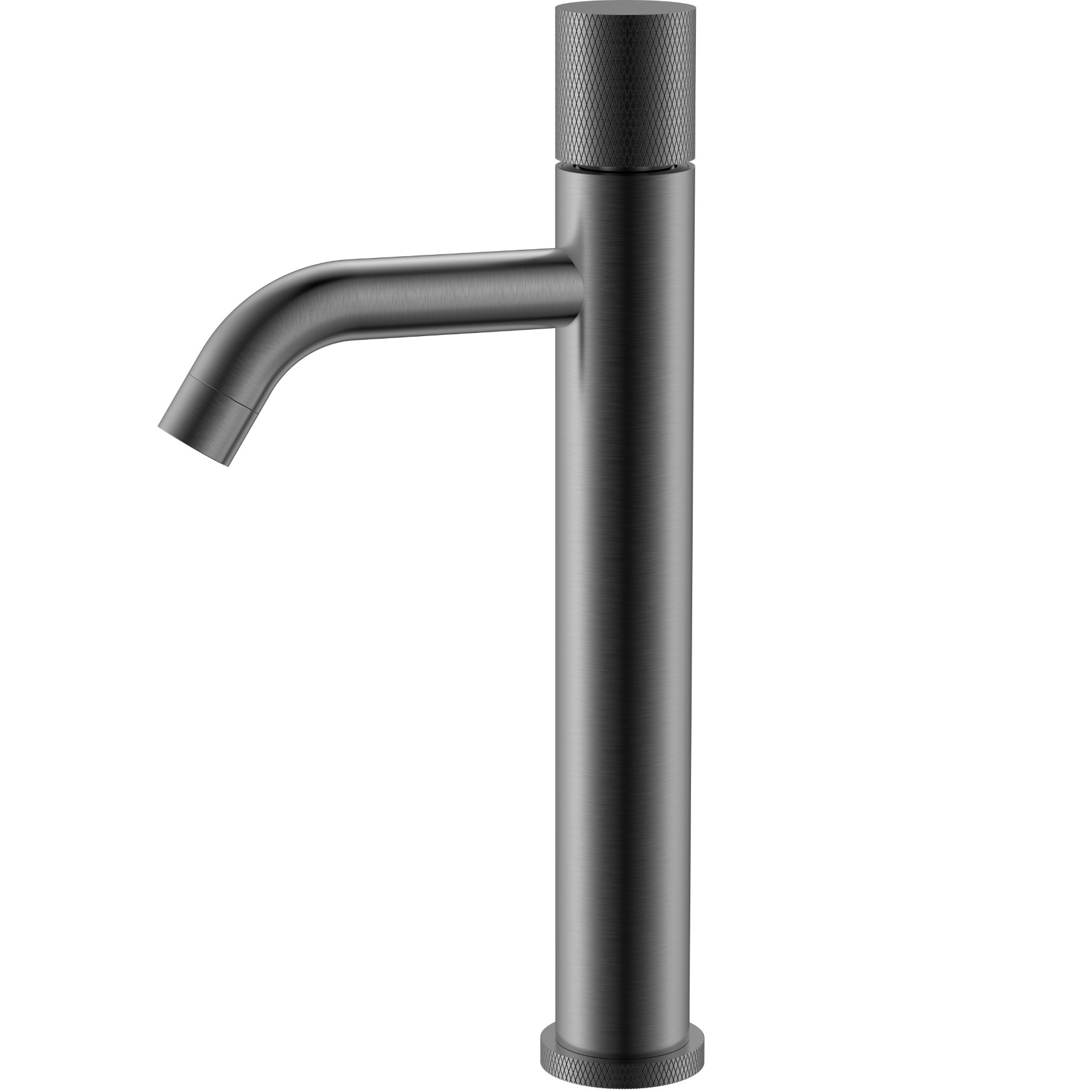 Смеситель для раковины Boheme Stick Touch 122-GM.2 (оружейный металл), без донного клапана