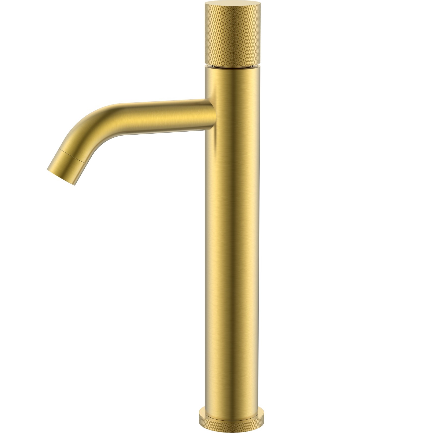 Смеситель для раковины Boheme Stick Touch 122-MG.2 (золото матовое), без донного клапана