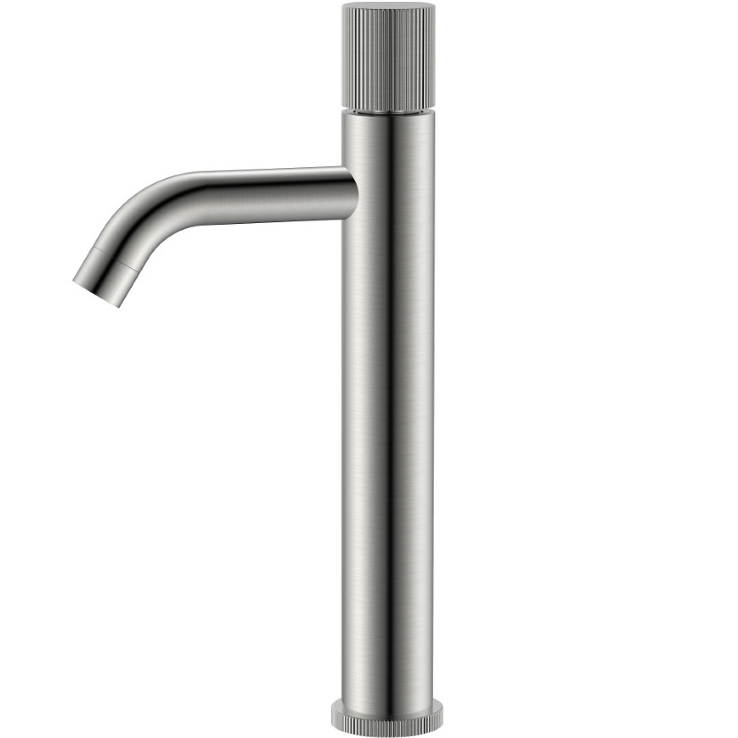 Смеситель для раковины Boheme Stick Linea 122-NB.3 (никель брашированный), без донного клапана