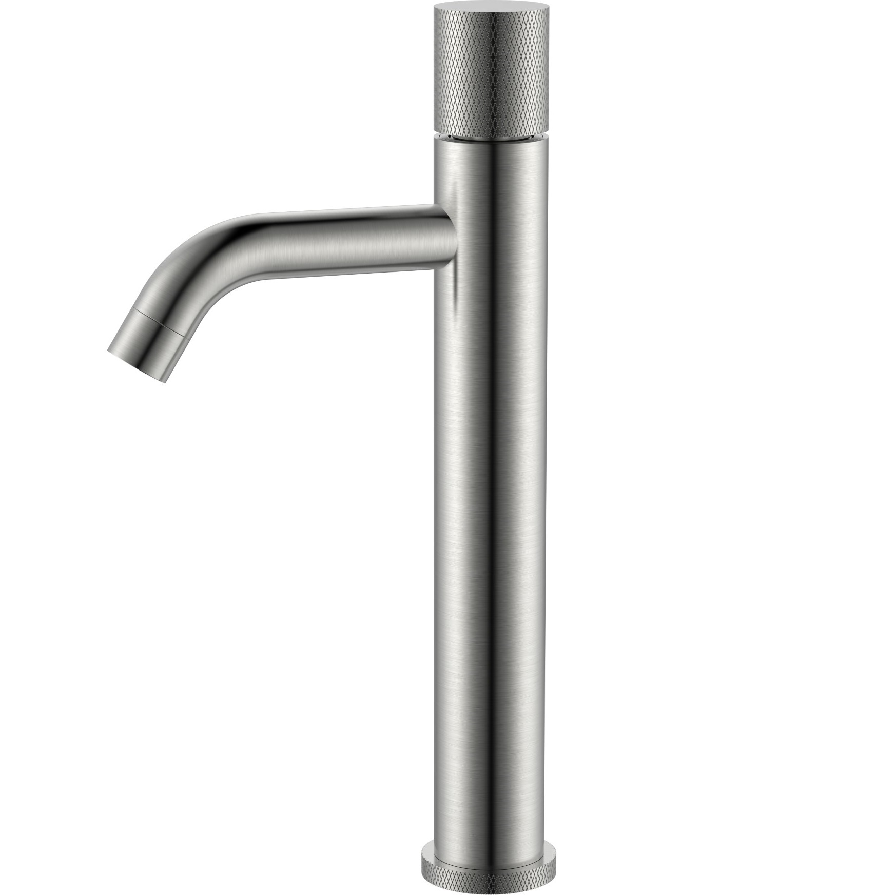 Смеситель для раковины Boheme Stick Touch 122-NB.2 (никель брашированный), без донного клапана