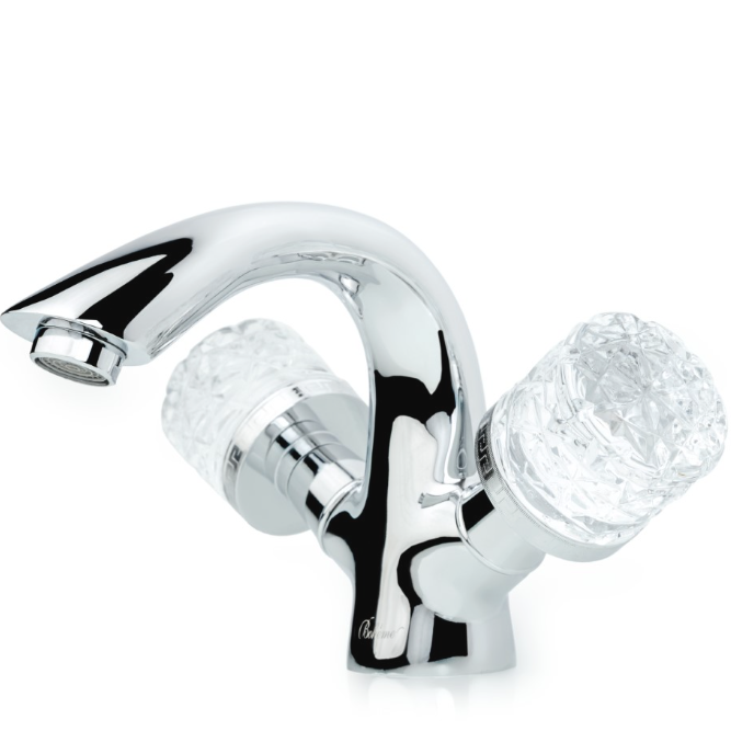 Смеситель для раковины Boheme Tradizionale Cromo Crystal 271-CRST (хром), без донного клапана