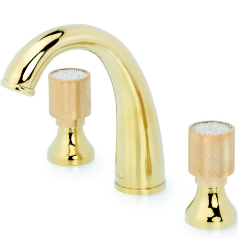 Смеситель для раковины Boheme Tradizionale Oro 297-Royal/CRST (золотой), без донного клапана