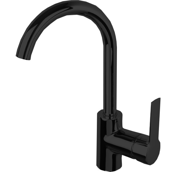 Смеситель для раковины Fima Carlo Frattini Mast F3151NS.1 (черный матовый), с донным клапаном