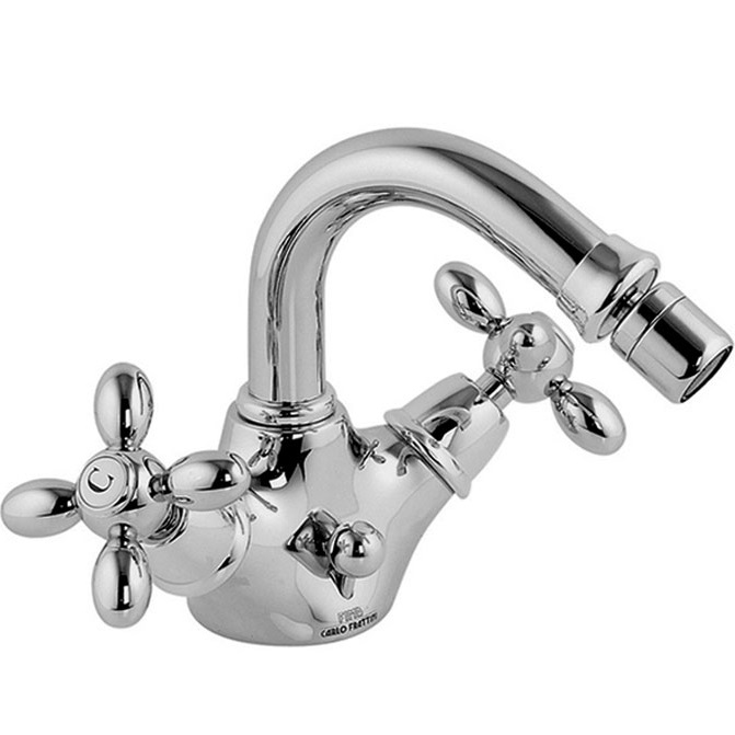 Смеситель для биде Fima Carlo Frattini Olivia F5022CR (хром), с донным клапаном