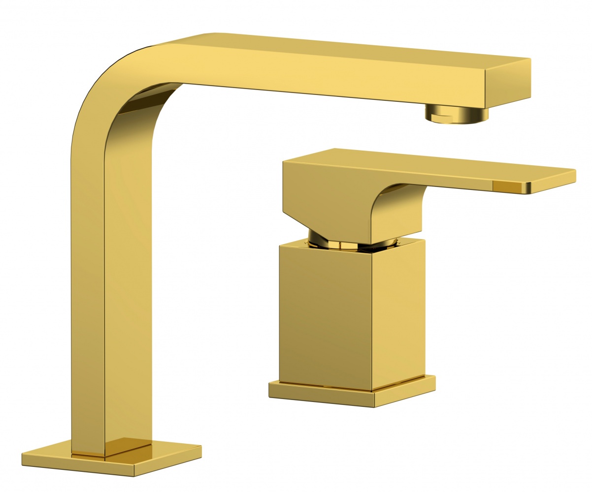 Смеситель для раковины Remer Absolute Shiny Gold AU57DO (золото глянцевое)