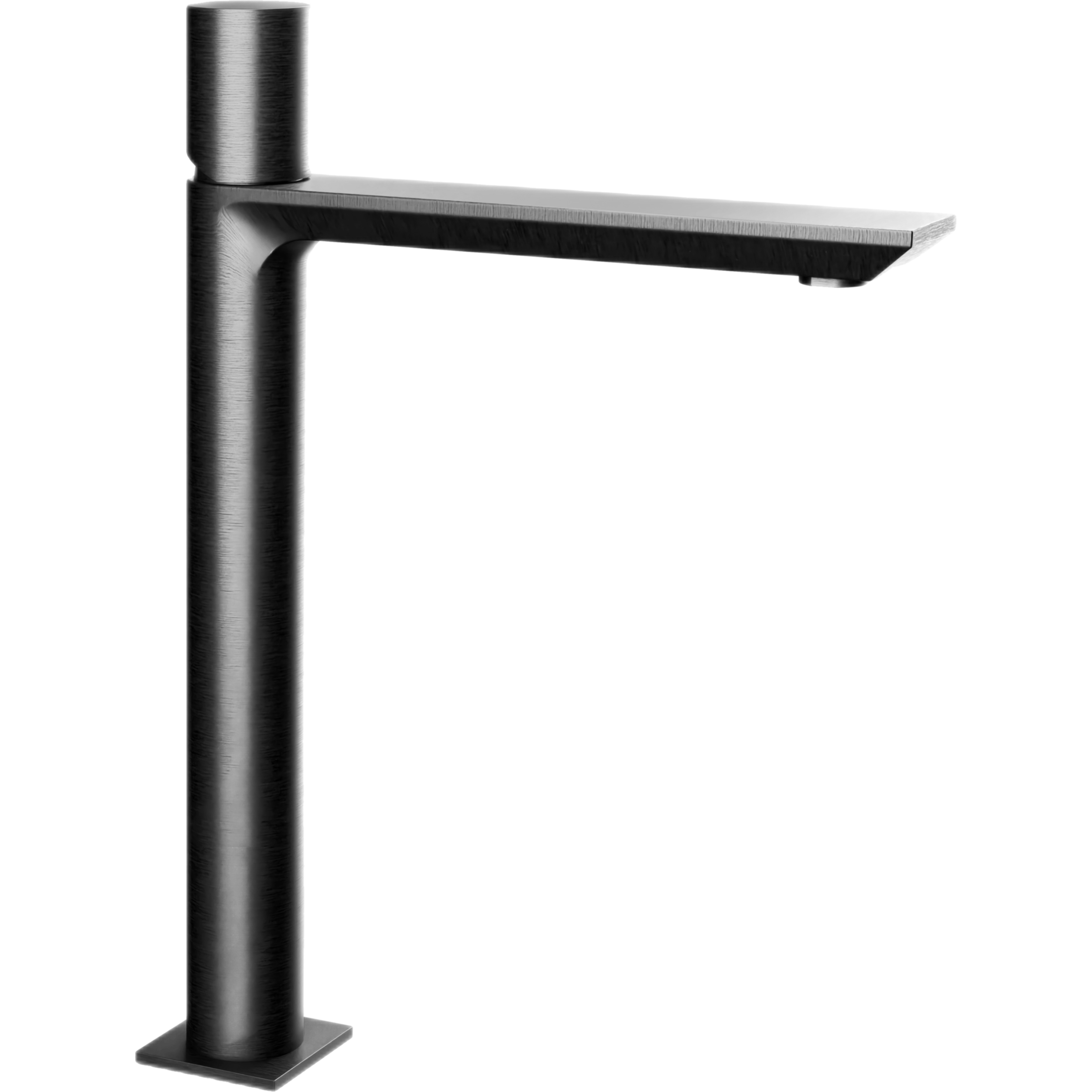Смеситель для раковины Remer Edge EG512LXLCFP (черный брашированный хром), без донного клапана