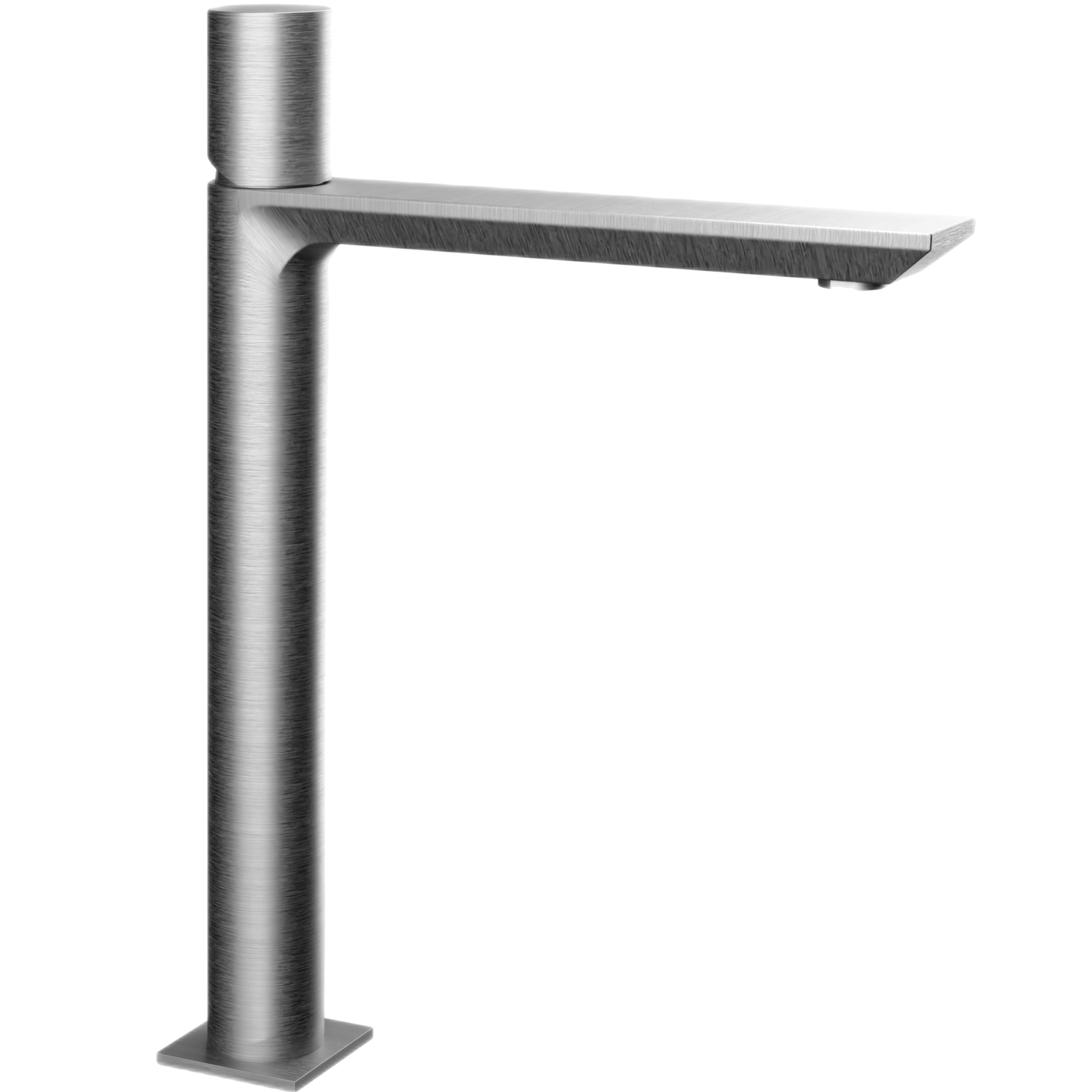 Смеситель для раковины Remer Edge EG512LXLNP (никель брашированный), без донного клапана