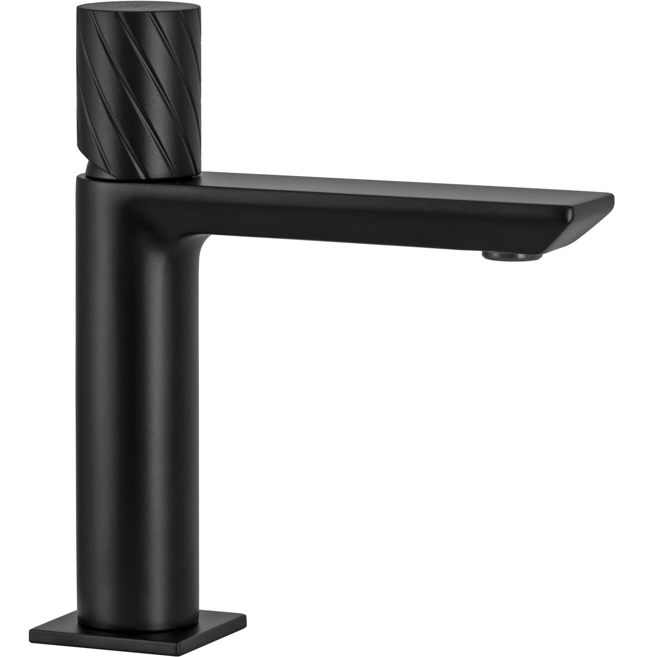 Смеситель для раковины Remer Edge EG710NO (черный матовый), с донным клапаном