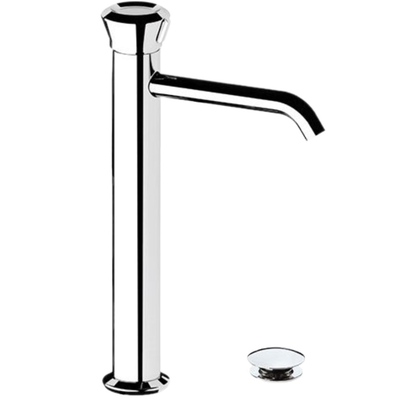 Смеситель для раковины Remer Element ET10LXL (хром), с донным клапаном