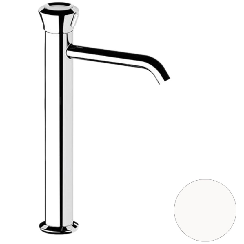 Смеситель для раковины Remer Element ET11LXLBO (белый матовый), без донного клапана